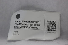 AIR CLEANER SETTING PLATE 42X-14484-00-00 1996 Yamaha VIRAGO XV1100S