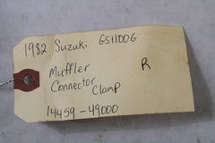 1982 Suzuki GS1100G Z Muffler Connector Clamp Right 14459-49000