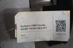 Radiator 1990 Honda NS50F 19100-GE2-671