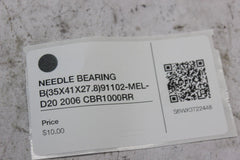 NEEDLE BEARING B (35X41X27.8) 91102-MEL-D20 2006 CBR1000RR