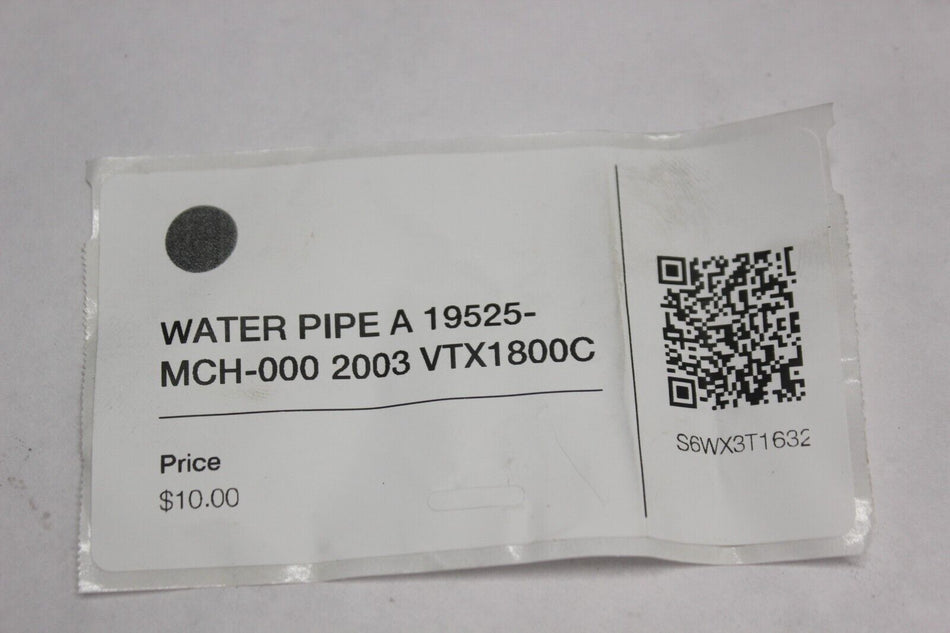 WATER PIPE A 19525-MCH-000 2003 Honda VTX1800C