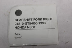 GEARSHIFT FORK RIGHT 24210-GT5-000 1990 HONDA NS50F