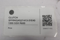 CLUTCH SPRING (#5) 21413-31E40 1999 GSX R600