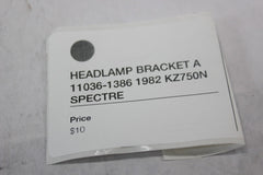 HEADLAMP BRACKET A 11036-1386 1982 Kawasaki Spectre KZ750N