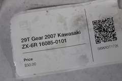 29T Gear 2007 Kawasaki ZX-6R 16085-0101