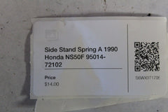 SPRING A, SIDE STAND 1990 Honda NS50F 95014-72102