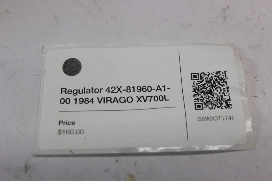 Regulator 42X-81960-A1-00 1984 Yamaha VIRAGO XV700L
