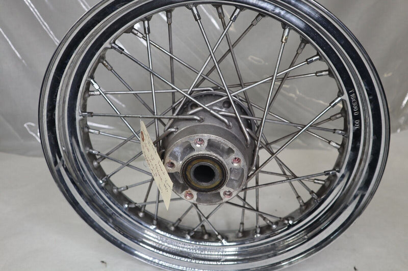 OEM Harley Davidson Chrome FRONT Spoke Wheel 16