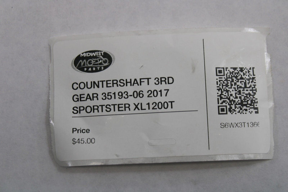 COUNTERSHAFT 3RD GEAR 35193-06 2017 SPORTSTER XL1200T Harley Davidson SuperLow
