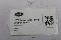 LEFT Lower Inner Fairing Bracket 58454-10 Harley Davidson