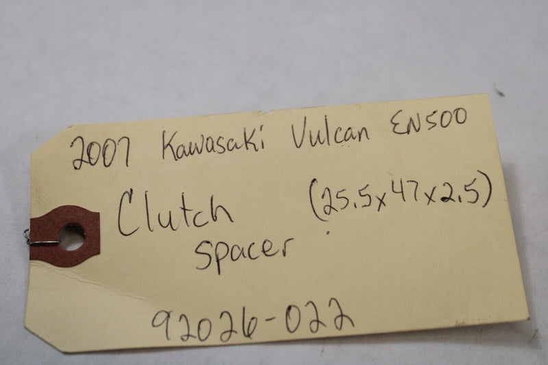 Clutch Spacer (25.5x47x2.5) 92026-022 2007 Kawasaki Vulcan EN500C