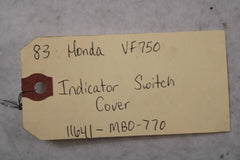 Indicator Switch Cover 11641-MB0-770 1983 Honda VF750