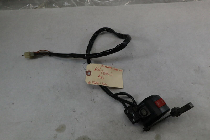 OEM Kawasaki Motorcycle RIGHT Hand Control Switch Harness 1986 Voyager 1200