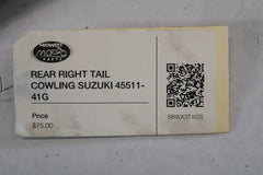 REAR RIGHT TAIL COWLING SUZUKI 45511-41G