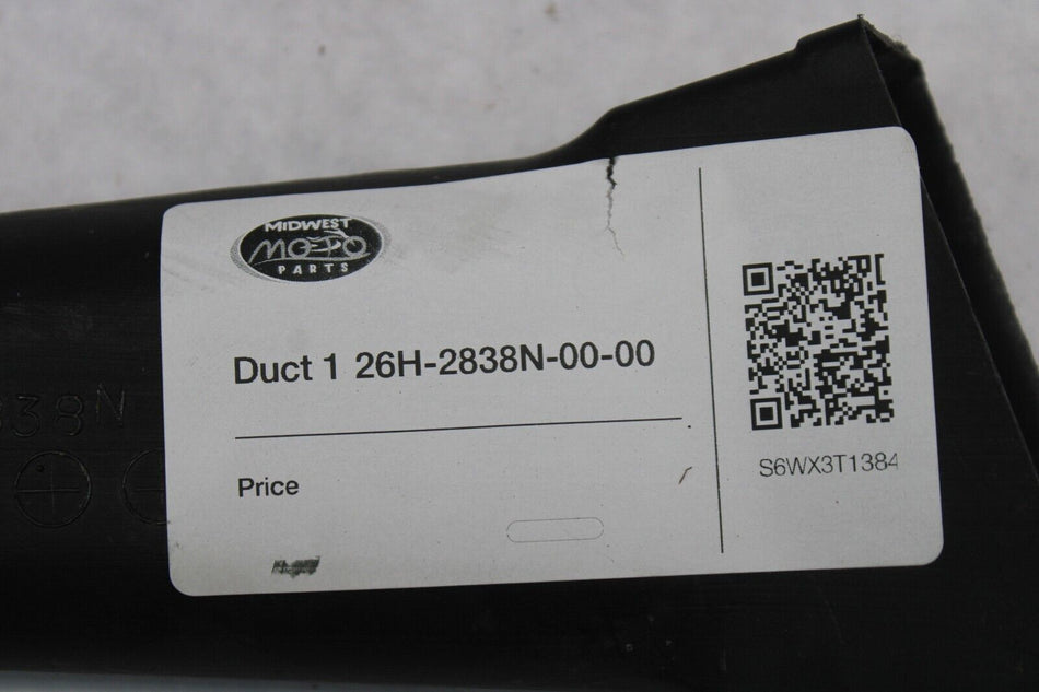 Duct 1 1983 Yamaha Venture XVZ12TK 26H-2838N-00-00