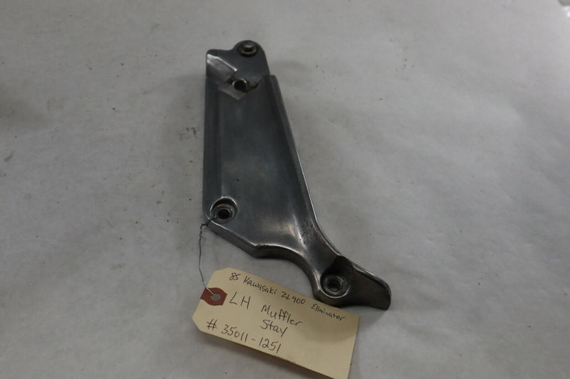 OEM Kawasaki Motorcycle LEFT Muffler Stay Bracket 1985 ZL900 Eliminator