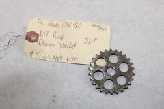 OEM Honda Motorcycle 2002 CBR900 Oil Pump Driven Sprocket 26T #15134-MV9-670