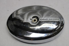 Vintage Chrome Oval Air Cleaner Cover 10.75" Long Harley Davidson