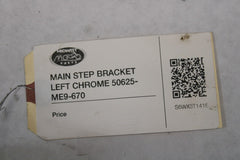 MAIN STEP BRACKET LEFT CHROME 50625-ME9-670 1983 Honda VT750C Shadow