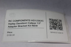 RC COMPONENTS HD12362C Harley Davidson Caliper 13" Adapter Bracket Kit NEW