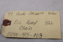 Oil Pump Chain 52L #15140-415-003 1999 Honda CBR600F4