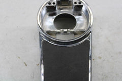 OEM Harley Davidson Chrome Fuel Tank Console 2003 FLHT Silver Black 61270-98