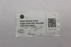 REAR BRAKE HOSE 43095-0290 2007 VULCAN CUSTOM VN900
