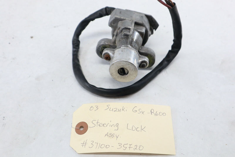 OEM Suzuki Steering Lock Assembly 2003 GSX-R600 GSXR600 37100-35F20