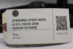 STEERING STEM HEAD 51311-16G20 2006 SUZUKI SV1000S