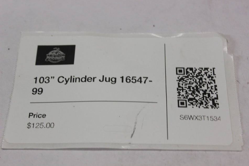 103” Cylinder Jug 16547-99 Harley Davidson