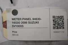 METER PANEL 94630-16G00 2006 SUZUKI SV1000S