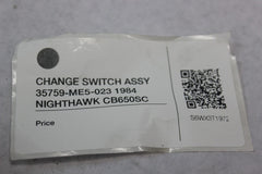 CHANGE SWITCH ASSY 35759-ME5-023 1984 Honda Nighthawk CB650SC