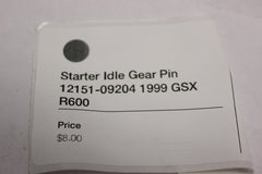 Starter Idle Gear Pin 12151-09204 1999 GSX R600