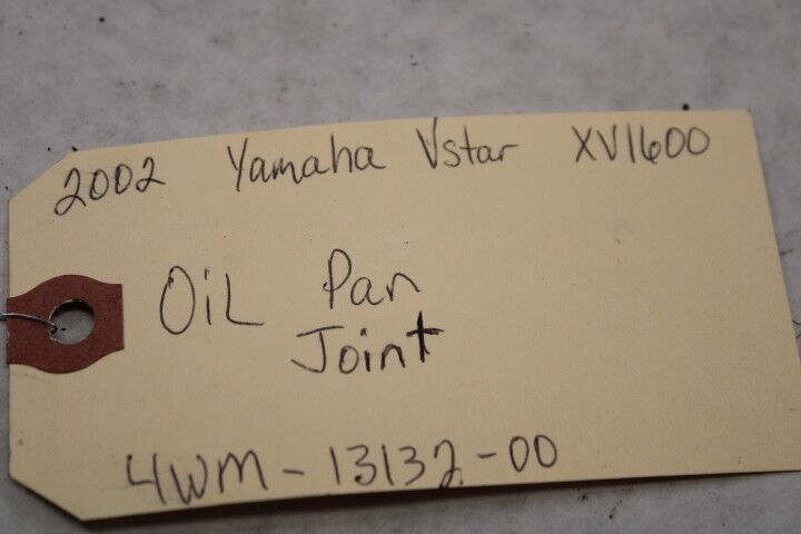 Oil Pan Joint 4WM-13132-00 2002 Yamaha RoadStar XV1600A