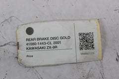 REAR BRAKE DISC GOLD 41080-1443-CL 2001 KAWASAKI ZX-9R