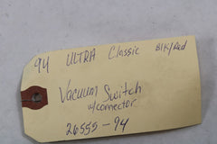 Vacuum Switch w/Connector 26555-94 1994 Harley Davidson Ultra Classic