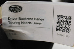 Driver Backrest Harley Touring Needs Cover Harley Davidson