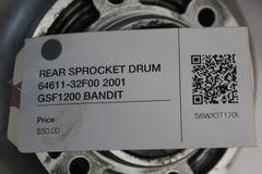 REAR SPROCKET DRUM 64611-32F00 2001 GSF1200 SUZUKI BANDIT