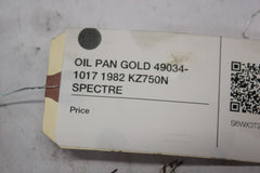 OIL PAN GOLD 49034-1017 1982 KZ750N SPECTRE