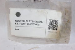 CLUTCH PLATES 22321-KE7-000 1984 VF500C Honda Magna