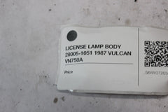 LICENSE LAMP BODY 28005-1051 1987 VULCAN VN750A