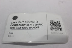 TAILLIGHT SOCKET & CORD ASSY 35718-24F00 2001 GSF1200 SUZUKI BANDIT