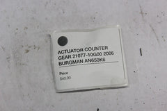 ACTUATOR COUNTER GEAR 21077-10G00 2006 BURGMAN AN650K6