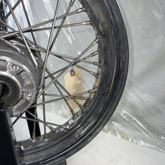 OEM Harley Davidson Front Dual Hub Wheel 16" X 3" Chrome Spoke 25MM Bearings