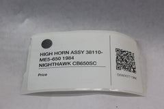 HIGH HORN ASSY 38110-ME5-650 1984 Honda Nighthawk CB650SC