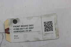 FRONT BRAKE DISC 41080-0077-5C 2007 KAWASAKI ZX-6R