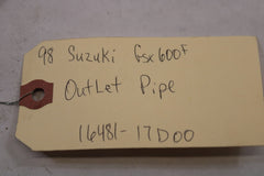Outlet Pipe 16481-17D00 1998 Suzuki Katana GSX600