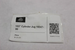 103” Cylinder Jug 16547-99 Harley Davidson