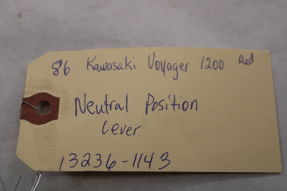 Neutral Position Lever 13236-1143 1986 Kawasaki Voyager ZG1200