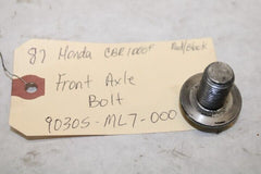 Front Axle Bolt 90305-ML7-000 1987 Honda CBR1000F Hurricane
